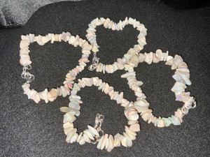 Natural Australian Coober Pedy Tumble Opal Bracelet