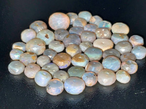 Natural Australian Faceted Cut Lightning Ridge Opal Beads 36.65 Carat
