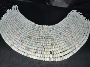 Natural Australian Coober Pedy Opal Beads 5 mm to 8 mm