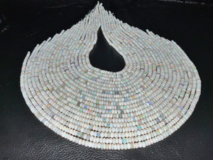 Natural Australian Coober Pedy Opal Beads 2.5 mm to 4.5 mm