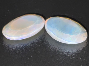 Oval Cut Faceted Australian Opal