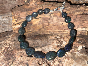 Australian Matrix Fairy Opal Pear Shape Beads Bracelet 50.35 Carat