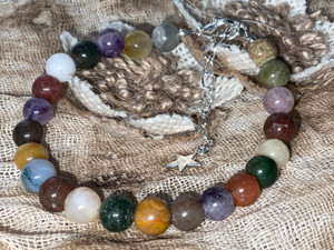 Natural Stone Mixed Crystal Spiritual Healing Bracelet