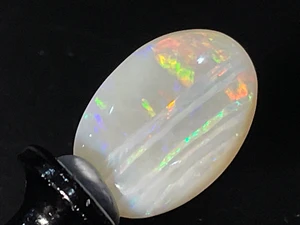 Multicolour Australian Coober Pedy Solid White Opal 7.40 Carat