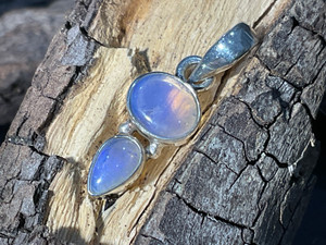Australian Sterling Silver Opal Pendant 11.25 Carat