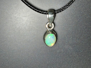 Opal Silver Pendant 8.20 Carat Opal Silver Pendant 8.20 Carat