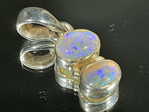 Sterling Silver Opal Pendant 10.50 Carat