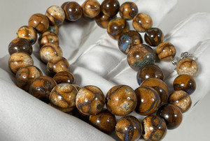 Boulder Opal Beads Necklace 315 Carat