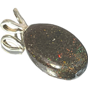 Black Matrix Opal Pendant 9.70 Carat Black Matrix Opal Pendant 9.70 Carat