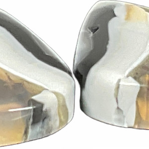 AUSTRALIAN SOLID OPAL PAIR NATURAL PATTERN 30.80 Carat AUSTRALIAN SOLID OPAL PAIR NATURAL PATTERN 30.80 Carat