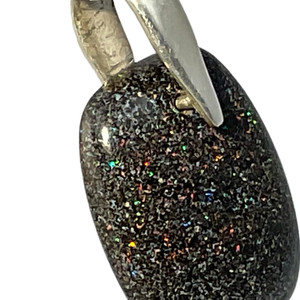 Black Matrix Opal Pendant 13.20 Carat Black Matrix Opal Pendant 13.20 Carat