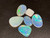 MULTICOLOUR AUSTRALIAN OPAL 6 PIECE 7.30 CARAT