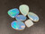 MULTICOLOUR AUSTRALIAN OPAL 6 PIECE 7.30 CARAT