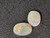 Multicolour Australian Coober Pedi Opal Pair 1.10 Carat