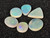 Multicolour Australian Coober Pedi Opal 6 Pc 7.90 Carat