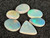 Multicolour Australian Coober Pedi Opal 6 Pc 7.90 Carat