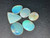 Multicolour Australian Coober Pedi Opal 6 Pc 7.90 Carat