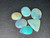 Multicolour Australian Coober Pedi Opal 6 Pc 7.90 Carat