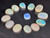Multicolour Australian Coober Pedi Opal 13 Pc 14.35 Carat