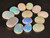 Multicolour Australian Coober Pedi Opal 13 Pc 14.35 Carat