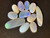 Multicolour Australian Jelly Coober Pedy Opal 11 Pc 16.25 Carat