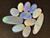 Multicolour Australian Jelly Coober Pedy Opal 11 Pc 16.25 Carat