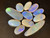 Multicolour Australian Jelly Coober Pedy Opal 11 Pc 16.25 Carat