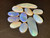 Multicolour Australian Jelly Coober Pedy Opal 11 Pc 16.25 Carat