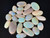 Multicolour Australian Coober Pedy Opal 24 Pc 36.65 Carat