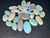 Multicolour Australian Coober Pedy Opal 24 Pc 36.65 Carat