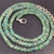 Natural Green Emerald Rondelle 3mm to 7mm Faceted Beaded Necklace