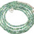 Natural Green Emerald Rondelle 3mm to 7mm Faceted Beaded Necklace
