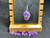 Natural Amethyst Tumble Crystal Wire Wrapped Pendant