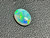 Rainbow Colorplay Australian Coober Pedy White Opal 0.65 Carat