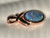 Sterling Silver Rose Gold  Plated Australian Triplet Opal Pendant 5.30 Carat
