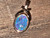 Sterling Silver Rose Gold  Plated Australian Triplet Opal Pendant 5.30 Carat