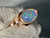 Sterling Silver Rose Gold  Plated Australian Triplet Opal Pendant 5.30 Carat