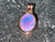 Sterling Silver Rose Gold Plated Australian Triplet Opal Pendant 3.80 Carat