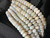 Australian Coober Pedy Faceted Cut Opal Beads Necklace 122 to 125 Carat