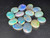 Multicolour Australian Coober Pedy Opal 15 Pc 13.85 Carat