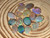Multicolour Australian Coober Pedy Opal 15 Pc 13.85 Carat