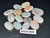 Multicolour Australian Coober Pedy Opal 15 Pc 20.60 Carat