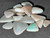 Multicolour Australian Coober Pedy Opal 19 Pc 23.45 Carat