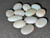 Multicolour Australian Coober Pedy Opal 12 Pc 18.20 Carat