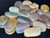 Multicolour Australian Coober Pedy Opal 19 Pc 36 Carat