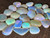 Multicolour Australian Coober Pedy Opal 27 Pc 39 Carat