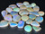 Multicolour Australian Coober Pedy Opal 27 Pc 39 Carat