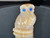 Australian Coober Pedi Solid Opal Carving Owl 75.90 Carat