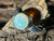 Natural Australian Coober Pedy Opal Ring 13.75 Carat