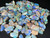 Australian Multicolour Coober Pedy Rough Opal Chips 50 Carat